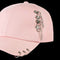 2 Pcs Hip Hop Baseball Cap Outdoor Metal Ring Snapback Casual Trucker Hats