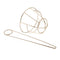 2Pcs Chic Womens Bun Holder Hair Slider Clip Hairpin Stick Hair Accessories