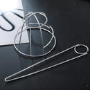 2Pcs Chic Womens Bun Holder Hair Slider Clip Hairpin Stick Hair Accessories