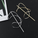 2x Women Hairpin Stick Pin Hair Slide Clip Bun Holder Hair Accessories