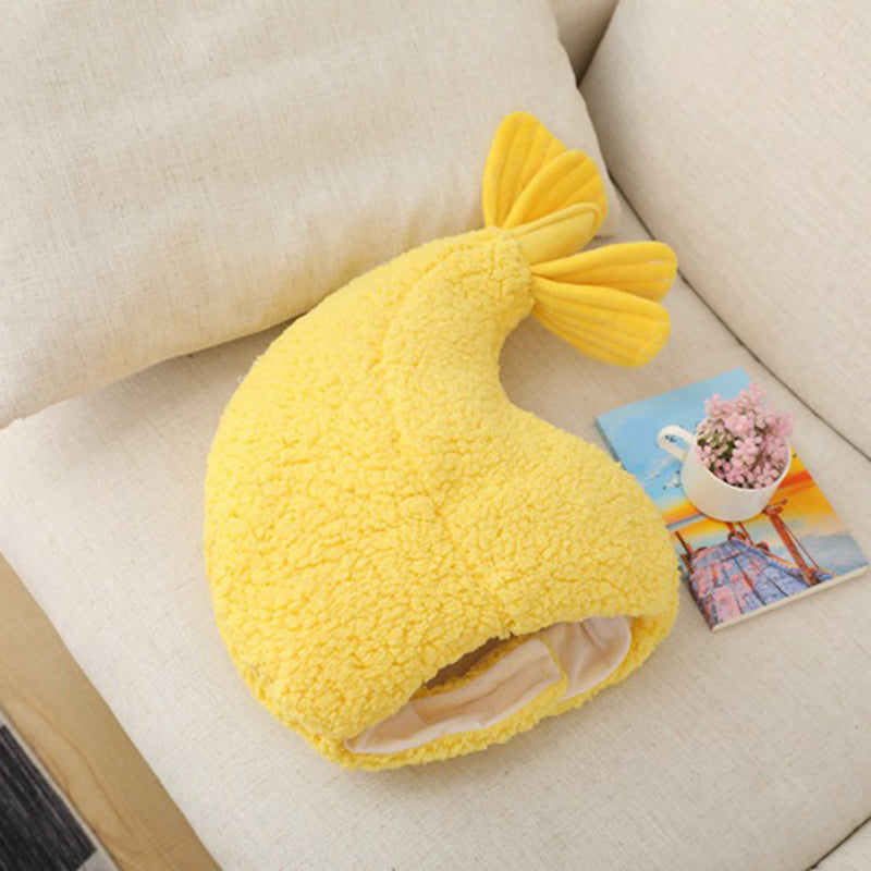 Cute Plush Lobster Prawn Hat Girls Earflap Animal Cap Head Warmer Selfie Tools