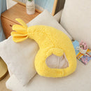 Cute Plush Lobster Prawn Hat Girls Earflap Animal Cap Head Warmer Selfie Tools