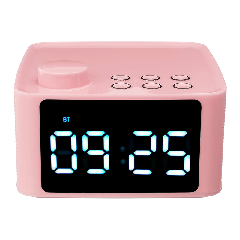 Bakeey Wireless bluetooth 5.0 Speaker LED Display Alarm Clock FM Radio TF Card Handsfree Speaker