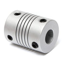4Pcs 5mm x 8mm Aluminum Flexible Shaft Coupling OD19mm x L25mm CNC Stepper Motor Coupler Connector