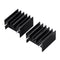 50Pcs TO-220 Aluminum Triode Heat Sink 25x23.5x15.8mm Aluminum Radiator