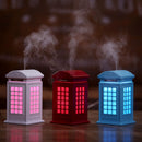 USB LED New British Style Telephone Booth Air Humidifier Good Quality Mist Maker Night Diffuser