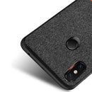 Bakeey Luxury Fabric Splice Soft Silicone Edge Shockproof Protective Case For Xiaomi Mi MIX 3
