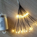 Garden Courtyard Decoration Light 120 LED Battery-powered Christmas Festive Firework Hanging Lamp