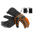 WARMSPACE Waterproof Electric Heating Gloves Winter Heated Hand Warmer Non-slip Motorcycle Camping Hiking