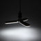 E27 36W Foldable LED Ceiling Fan Light Bulb Night Lamp Chandelier for Hallway Indoor Home Use