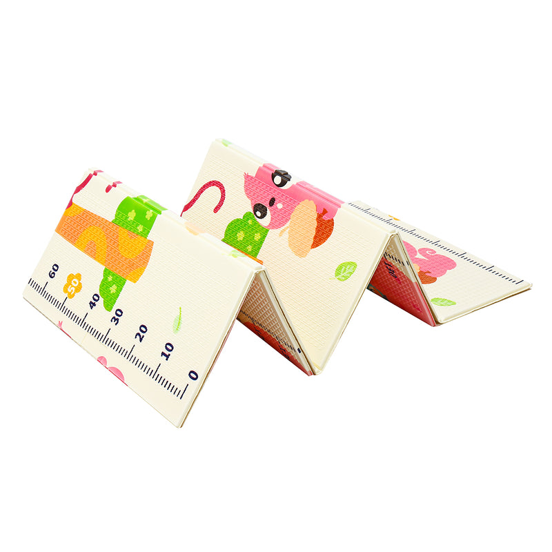 2-Side XPE Foldable Floor Mat Baby Play Mat Crawl Creeping Alphabet Animal