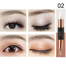 6 Colors Double Head Eye Shadow Stick Highlight Glitter Shimmer Waterproof Long-time Lasting