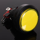 5Pcs Yellow 45mm Arcade Video Game Big Round Push Button LED Lighted Illuminated Lamp