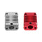 Red/Silver MK10 E3DV6 Heatsink Aluminum Block for 3D Printer