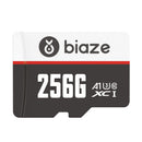 BIAZE 64GB/128GB/256GB Memory Card High Speed TF Card Data Storage Micro SD Card for Car Driving Recorder Security Monitor Camera