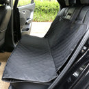 Black Waterproof & Nonslip Backing Car Pet Seat Cover Hammock Convertible Pet Mat for Cars