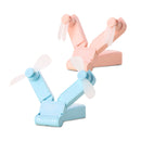 XMUND RL-FN01 5V 1W Mini Folding Double-headed USB Fan Table Desktop Electric Fan 2 Modes Wind Air Cooler Outdoor Travel