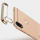 Bakeey Ultra-thin 3 in 1 Plating Frame Splicing PC Hard Protective Case For Xiaomi Redmi Note 7 /Redmi Note 7  Pro