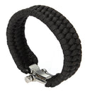 2 Pcs Adjustable Buckle Paracord Survival Parachute Cord Bracelet Buckle Wh L5E3