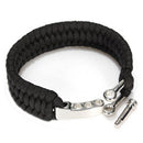2 Pcs Adjustable Buckle Paracord Survival Parachute Cord Bracelet Buckle Wh L5E3