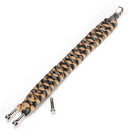 2 Pcs Adjustable Buckle Paracord Survival Parachute Cord Bracelet Buckle Wh L5E3
