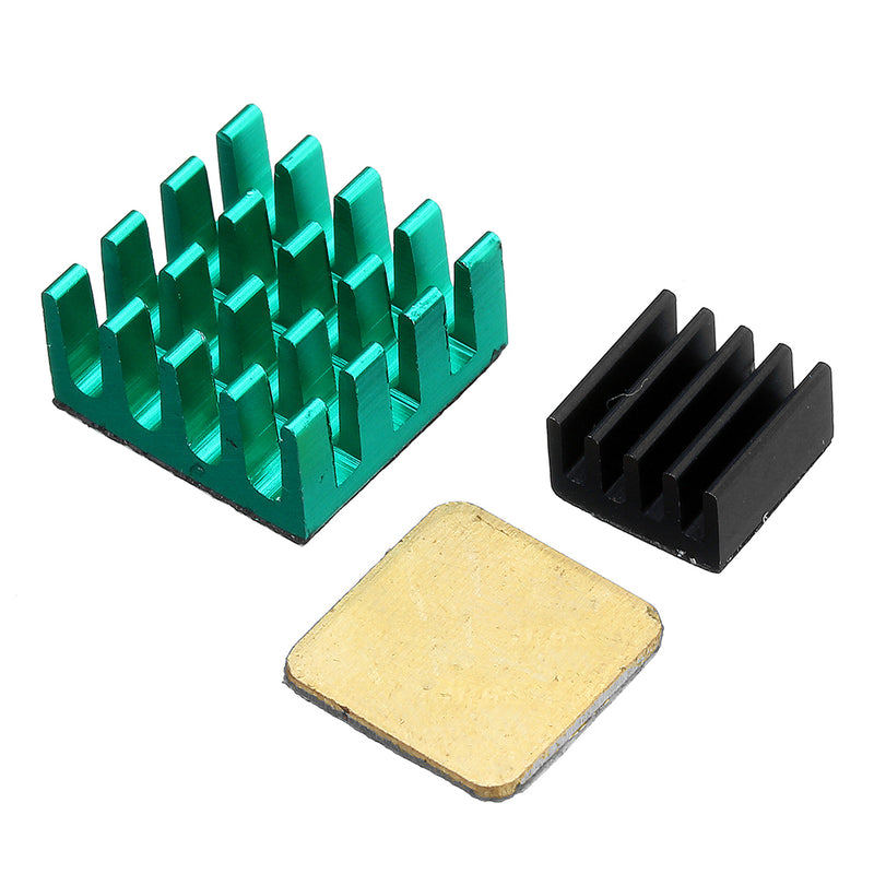 3Pcs Aluminum Heat Sink Kit With Coppor For Raspberry Pi 2 Model B