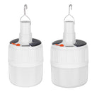 30W 50W Rechargeable 5 In 1 Solar Bulb Camping Tent Lamp Emergency Hiking Outdoor Hanging Light