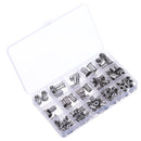 Suleve MXRN5 180Pcs M3/M4/M5/M6/M8/M10 Stainless Steel Rivet Nut Threaded Countersunk Head Insert Nut Tool Kits
