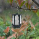 Solar Powered 96 LED Flame Effect Hanging Lantern Light Outdoor Waterproof Garden Lawn Tree Decor
