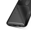 Bakeey Protective Case For Samsung Galaxy M20 2019 Carbon Fiber Fingerprint Resistant Soft TPU Back Cover