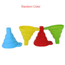 Random delivery of color Silicone folding small funnel