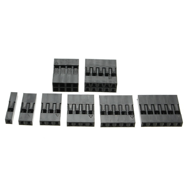 3 x 150pcs 2.54mm Plastic Dupont Jumper Wire Kit With Box 1P 2P 3P 4P 5P 6P 2*4P 2*5P Pin Connector