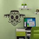 Miico FX3038 Halloween Sticker Cartoon Wall Stciker Skull Pattern Removable Stciker Room Decoration