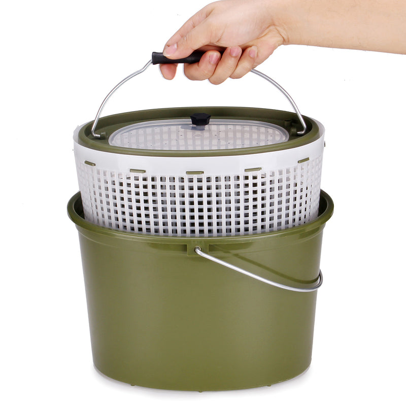 Portable Fishing Water Pail Camping Bucket Travel Hunting Barrel Fishing Bucket