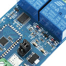 5V Dual bluetooth Relay Internet Of Things Smart Home Mobile APP Remote Switch