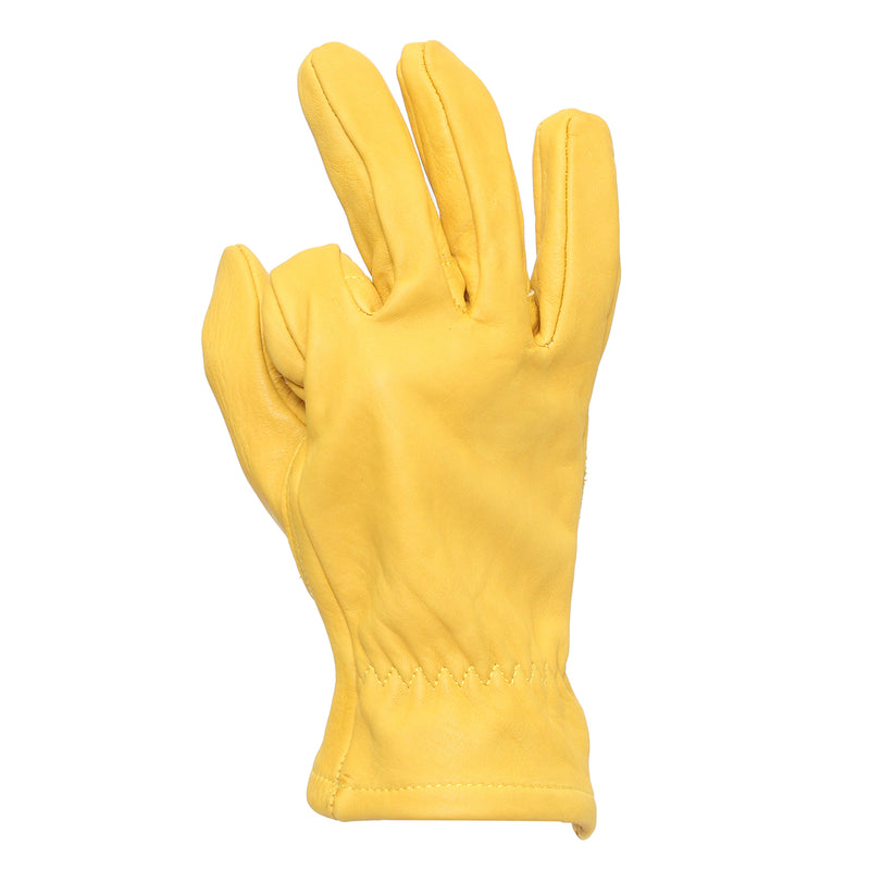 Leather Yellow Motorcycle Motorbike Multifunction Racing Gloves M L XL XXL