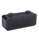 JONTER M39 Alarm Clock LED Displayv Stereo bluetooth Speaker With Mic FM Radio AUX TF Card