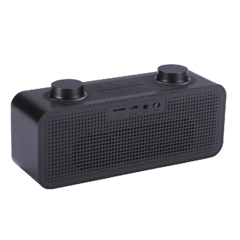 JONTER M39 Alarm Clock LED Displayv Stereo bluetooth Speaker With Mic FM Radio AUX TF Card