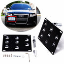 Car Bumper Tow Hook License Plate Frame Mount Bracket Holder For 2014-up Mazda3 Mazda6 CX5