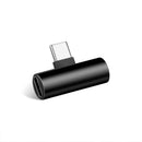 Bakeey 2 in 1 Type C Converter to 3.5mm Aux Jack Fast Charging Extension Adapter For Huawei P30 Pro Mate 30 5G Xiaomi 9 Pro Redmi K20 Pro K30