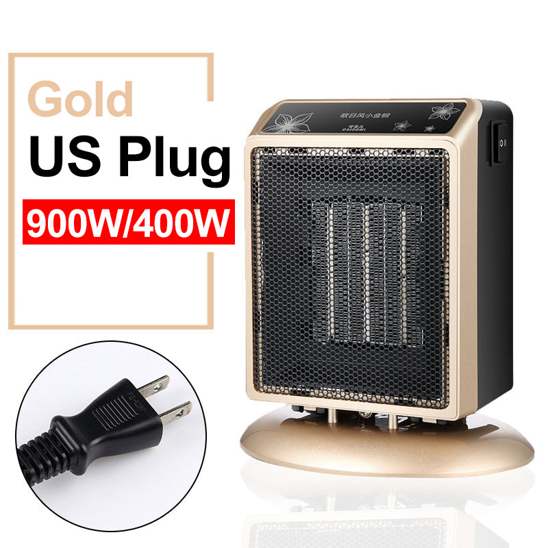 900W/400W Regulated Mini Heater Electric Heater Personal Space Small Room Use Winter Air Warmer