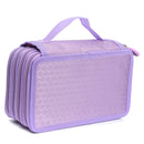 72 Holes 4 Layers Pen Pencil Case Stationary Pouch Bag Travel Cosmetic Brush Makeup Storage Bag