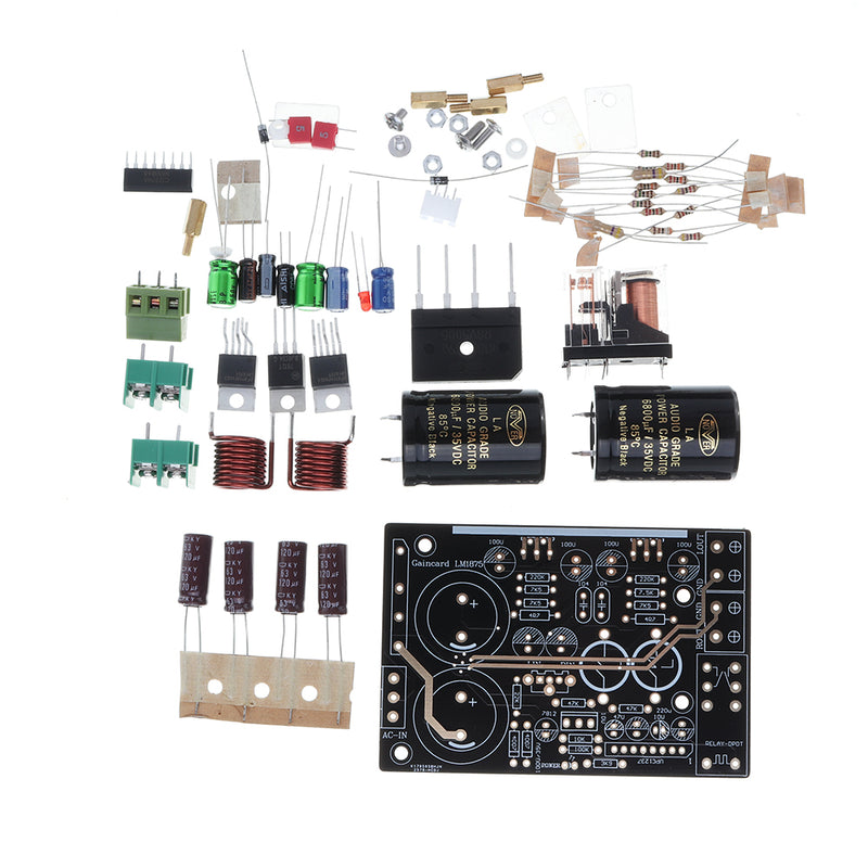 LM1875 Audio Amplifier Board Stereo Amplificador Gaincard GC Version LM1875 Low Distortion AMP DIY Kit