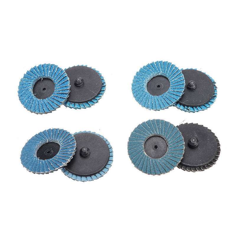 10pcs Sanding Flap Discs 2 Inch 40 60 80 120 Grit Flap Sanding Disc Grinding Wheel