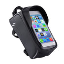 BIKIGHT Bike Bicycle Front Frame Tube Bag Waterproof Touch Screen 6.0'' Phone Case Cycling Bag