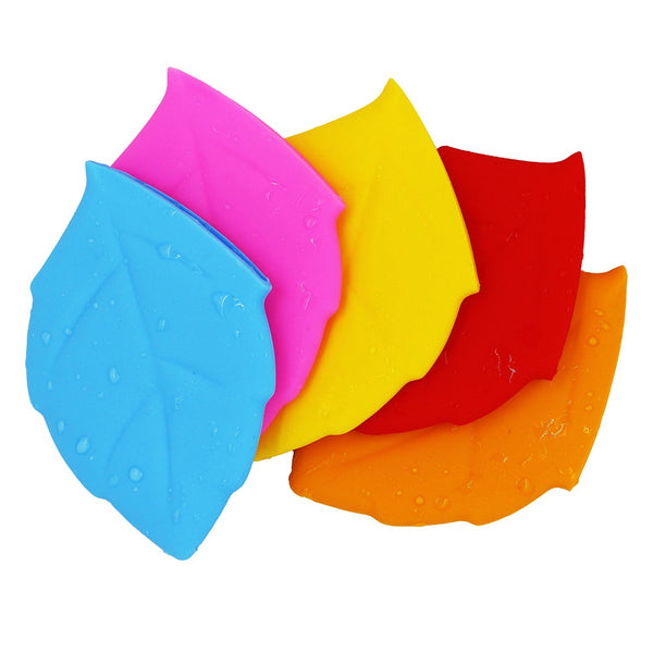 Honana CF-DW02 Silicone Leaf Shape Water Cup Folding Mini Camping Hiking Travel Pocket Drinking Cup