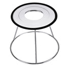 Stainless Steel Pour Over Coffee Dripper Flower Pattern Paperless Reusable Double Mesh Cone Filter