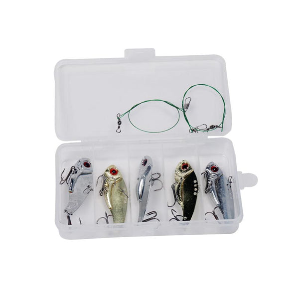 ZANLURE 5 Pcs 20g 6cm Fishing Lure Outdoor Fishing Hooks