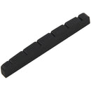 6Pcs Black 6-String Guitar Top Nut 42X3.5Mm & 1Pcs Electric Guitar Upper Nu Z5P8