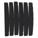 6Pcs Black 6-String Guitar Top Nut 42X3.5Mm & 1Pcs Electric Guitar Upper Nu Z5P8